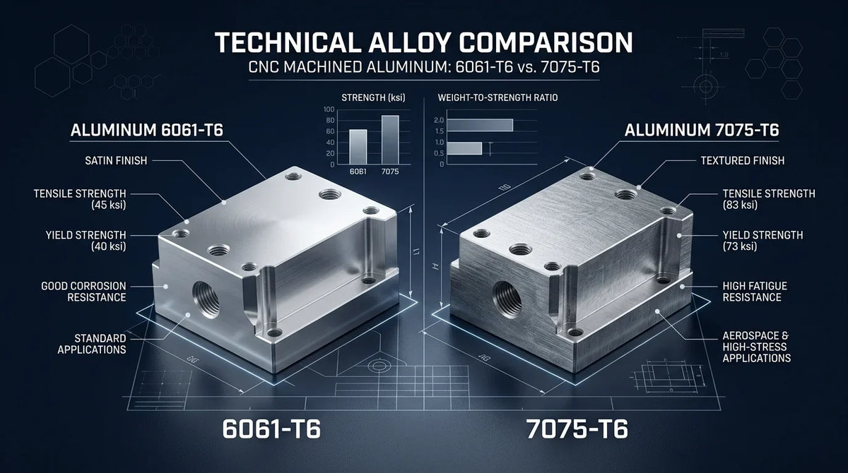 6061 vs 7075 Aluminum: Which to Choose for CNC