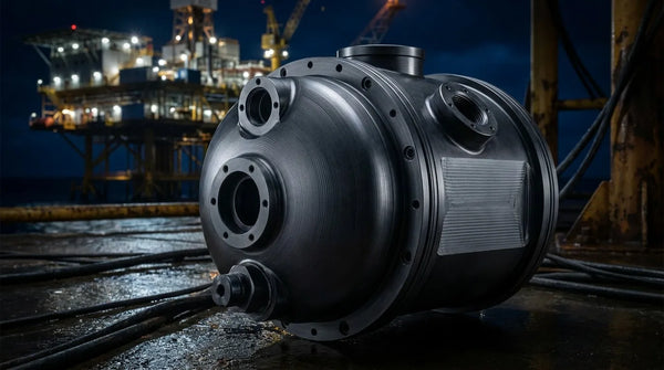 High-precision CNC-machined 5083 aluminum subsea robot enclosure