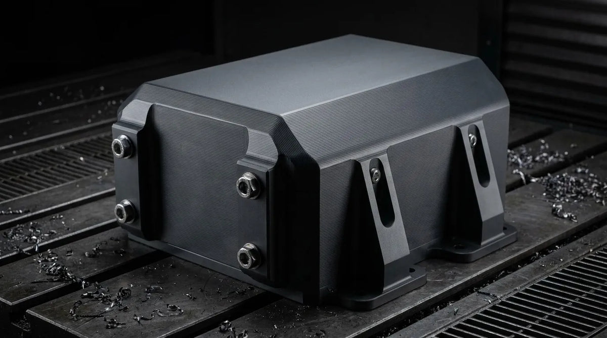 High-precision CNC-machined 5083 aluminum agricultural robot chassis component