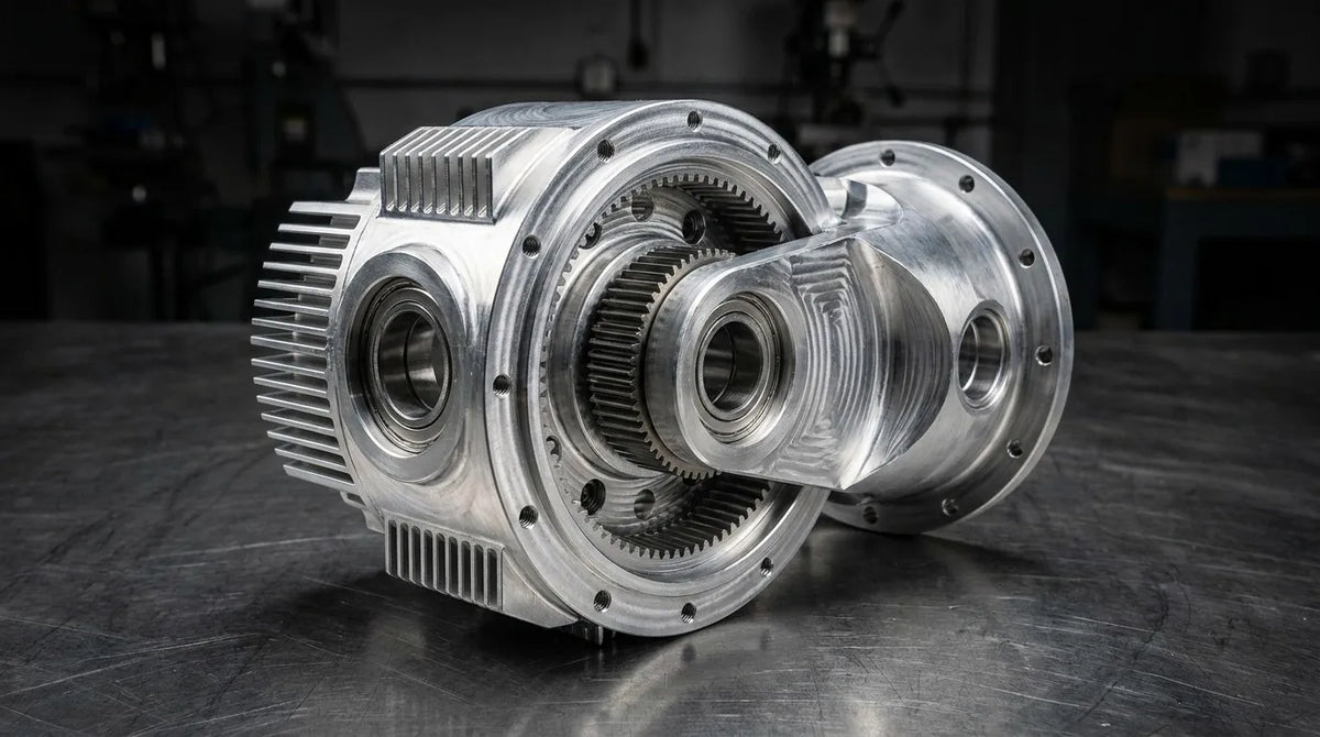 تصنيع CNC عالي الدقة لأغلفة مفاصل الروبوت من ألومنيوم 7075-T6