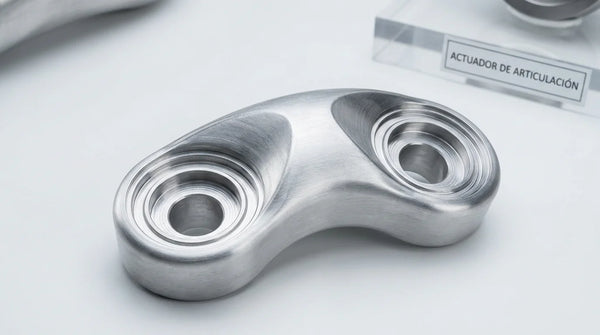 Carcasa de actuador de cadera de exoesqueleto de aluminio 7075-T6 mecanizada por CNC